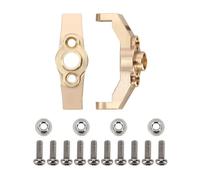 QPSJXN 4M 05 Bloques de lanzadores C Piezas de actualización de Hubs Compatibles con 1 18 Escala RC Crass Brass Components(Brass)