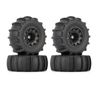 QPSJXN 4pcs neumáticos de Rueda de Nieve de de llaga de 2.2 "3.0" Compatible con 1 10 Camiones de Curso Corto de RC de 10 Escala como 22S DR10 y Modelos similares
