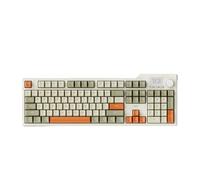 QPSJXN AK35I V3 MAX Tri-Mode Mode Mode E Tecno DE Junto DE JAMINOS DE Juntos Diseño de la Junta Hot Swap 104 Keyboard Personalizable(Wired-Orange-Seasalt)