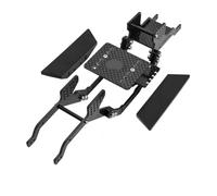 QPSJXN de actualización del chasis de Fibra de Carbono Compatible con 1 18 Escala RC RC Ascent 18(Chassis with Sliders)