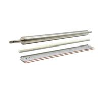 QPSJXN de reconstrucción de Segunda Transferencia para V80 V180 V2100 V3100 Rodillo de Cepillo de Barra lubricante de Limpieza de Segundo Rodillo BTR Compatible con para el 059K86844(1Set 3pcs)