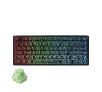 QPSJXN MCHOSE JET75 Mecánico Teclado mecánico RGB Interruptores magnéticos Personalizados 8K Accesorios de PC de tasa de votación para PC para(Star-Contour Line)