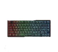 QPSJXN MCHOSE JET75 Teclado mecánico con con interruptores magnéticos de 8K Velocidad de encuestado Hot Swap de latencia RGB Accesorios de Juegos Personalizables Varios Sistemas(Star-Contour Line)