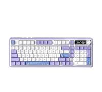 QPSJXN Teclado mecánico Personalizable con Perilla Multifuncional Tres Modos RGB Bajo retraso Hot Swap Compatible con Jugadores de PC(TTC Flame Red Switch)