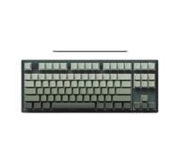 QPSJXN TKL Mechanical Keyboard 87 Hot Swap RGB Backlight Teclado con Capas PBT Compatibles con Tableta de PC y Escritorio(E-Songhai Side)