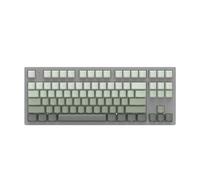 QPSJXN TKL Mechanical Keyboard 87 Hot Swap RGB Backlight Teclado con Capas PBT Compatibles con Tableta de PC y Escritorio(Grey Songhai Side)
