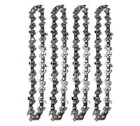 QPSYYB Cadenas de motosierra 4 pulgadas y barra guía, minicadenas acero, herramienta hoja sierra eléctrica, accesorio repuesto for, corte madera,1211
