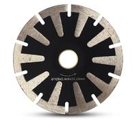 QPSYYB Disco curvo cóncavo de diamante for granito 115 mm/125 mm/180 mm, disco corte con borde turbo segmentado en T,0221