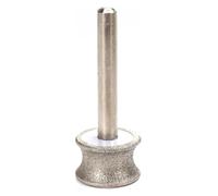 QPSYYB Muela abrasiva de diamante cóncava, brocas redondas vidrio 2 mm a 12 for pulido jade, anillos y pulseras,0303