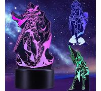 QQAAMZ Valorant Reyna Lámpara 3d Genshin Impact Luz De Noche Control Remoto Touch Led Lampara Decorativa Para Habitación De Niños Anime Gadget Lámpara De Regalo De Cumpleaños De Navidad 3 in 1