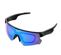 QQCHGOL Gafas de ciclismo inteligentes Bluetooth, polarizadas, con protección UV400, diseño abierto, montura interna desmontable para miopía