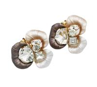 QQLADY 1 Uds. Clips decorativos brillantes con forma de flor, broche de diamantes de imitación, Clip para zapato, hebilla con abalorio para mujer, accesorios para zapatos de novia y boda