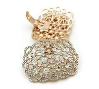 QQLADY 2 uds hebilla Clip de zapato de diamantes de imitación Clips decorativos brillantes decoraciones de zapatos de mujer