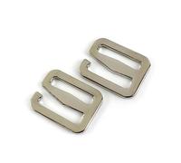 QQLADY 5/10 Uds. Hebilla Deslizante de Tres deslizamientos de Metal 20-50mm ajustador de cinturón de Bolsa Cierre de Gancho Correas de Equipaje Correa de Sujetador de Bikini Accesorios de Hardware