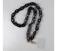 QQLADY Cadena de eslabones acrílicos Coloridos para teléfono móvil, cordón de 80cm para Colgar en el Cuello, Fundas para teléfono móvil, Cadenas, Accesorios de Correa, joyería para Mujer