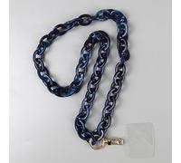 QQLADY Cadena de eslabones acrílicos Coloridos para teléfono móvil, cordón de 80cm para Colgar en el Cuello, Fundas para teléfono móvil, Cadenas, Accesorios de Correa, joyería para Mujer