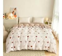 QQLADY Funda nórdica cómoda de algodón, Funda de edredón con Estampado de Doble Cara, edredón de Tela Grande de 220x240cm