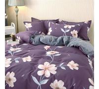 QQLADY Funda nórdica de Terciopelo de Leche Engrosada de una Sola Pieza, Funda nórdica de Franela de Terciopelo Coral Doble para Estudiantes, Calidez de Invierno