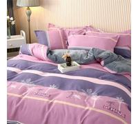 QQLADY Funda nórdica de Terciopelo de Leche Engrosada de una Sola Pieza, Funda nórdica de Franela de Terciopelo Coral Doble para Estudiantes, Calidez de Invierno