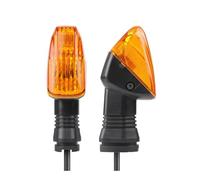 QQLADY Indicador señal Giro Compatible Con Kawasaki Para NINJA ZX-6R ZX-6RR 600 636 Z750/S KLE 500 Luz Indicadora Señal Giro Delantera Trasera Motocicleta(Amber)