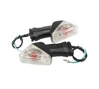 QQLADY Indicador señal Giro Compatible Con Kawasaki Para NINJA ZX-6R ZX-6RR KLE500 KLE650 KLR650 Z750S Z1000 2 Piezas Luz Indicadora Señal Giro Delantera Trasera(White)