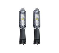 QQLADY Indicador señal Giro Compatible Con Kawasaki Para Z125 Z250 Z250SL Z300 Z400 Z650 Z750 Z800 Z1000 Z1000R Luz Indicadora Señal Giro Intermitente(2pcs Clear)