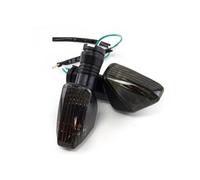 QQLADY Indicador señal Giro Compatible Con Kawasaki Para Z900 KLE 500/650 NINJA ZX6R ZX6RR KLR650 Luz Señal Giro Delantera/trasera Motocicleta(Fumar)