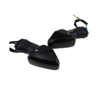 QQLADY Indicador señal Giro Compatible Con Kawasaki Para ZX-6R ZX-6RR Z750S KLE 500/650 Luz Intermitente Delantera/trasera Motocicleta(Dark Gray)