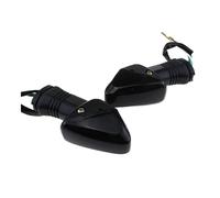 QQLADY Indicador señal Giro Intermitente Delantero Trasero Motocicleta Compatible Con Kawasaki Para ZX-6R ZX-6RR Z750S KLE 500/650(Dark Gray)