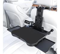 QQLADY Mesa de Asiento Trasero para Coche para Audi A6 2021 2022 2023 2024, Mesa Plegable con Portavasos y Soporte para Móvil, para Coche para Trabajar, Comer y Viajar