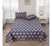 QQLADY Sábana Impermeable, Funda de Colcha, Sábana Ajustable Lavable a Prueba de Polvo, Lino