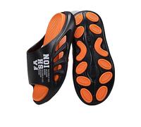 QQLADY Sandalias de recuperación para Hombre con Fascitis Plantar cómoda, con Soporte para el Arco, Pantuflas ortopédicas cómodas y livianas (45/46,Black)