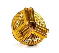 QQLADY Z For MT07 MT-07 MT 07 FZ07 2015-2025 2024 2023 2022 Cubierta de depósito de líquido de Freno Delantero Trasero Tapa de llenado de Aceite válvula de neumático X(Oil Filler Cap- Gold)