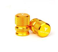 QQLADY Z For MT09 MT-09 FZ09 2015-2019 2020 Piezas de Motocicleta CNC Tapa de llenado de Aceite Tapas de depósito de Tanque de líquido de Frenos Delantero y Trasero X(Valve Caps-Gold)