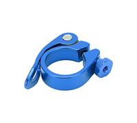 Qqmora Abrazadera para Tija de Sillín de Bicicleta de 34,9 Mm Liberación Rápida Ultraligera para Bicicletas de Montaña Diseño Colorido de Aleación de Aluminio (#2)