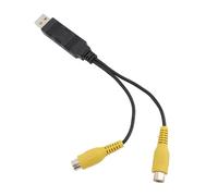 Qqmora Adaptador de Salida de Vídeo USB a Duradero de Alta Fidelidad para de Navegación Ajuste Universal para Vehículo