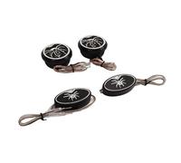 Qqmora Altavoz de tweeter de coche de calidad de sonido excepcional altavoz estéreo de fidelidad de potencia ultra alta para sistema estéreo de coche ABS negro 4 piezas para amantes de la música
