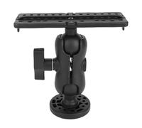 Qqmora Base de Montaje para Buscador de Peces, Soporte Universal de Montaje de Bola de Rotación de 360 Grados para Kayak Marino, Pontón, Canoa, Material ABS