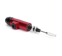 Qqmora Bomba de Embrague Hidráulica Mantenimiento Universal Duradero y Resistente Al Desgaste para Motocicletas y Bicicletas Aleación de Aluminio 1 Unidad (Rojo)