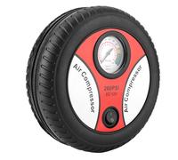 Qqmora Bomba Infladora de Neumáticos de Automóvil Compacta y Portátil con Indicador Visual para un Inflado Rápido - Se Adapta a Automóviles, Bicicletas y Motocicletas - 12 V