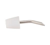 Qqmora Boquilla de Extensión para Hervidor de Agua, Silicona Duradera, Acero Inoxidable para Acampar y Hacer Senderismo, Actividades Al Aire, 1 Juego (Blanca)