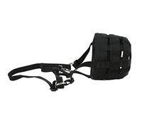 Qqmora Bozal de Pastoreo con Orificio Grande, Cubierta para la Boca del Caballo, Fácil de Respirar, Antimordeduras, para Ecuestres Al Aire, 1 X Negro, 63cm