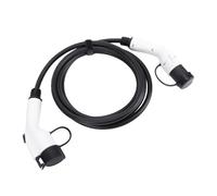 Qqmora Cable alargador EV tipo 2 A J1772 de 16 pies, carga rápida y duradera para vehículos eléctricos con funda para la carga en movimiento (32 A, apto para coches eléctricos J1772)