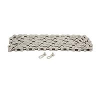 Qqmora Cadena de Bicicleta de Montaña Duradera Cadena de Bicicleta de 8 Velocidades para Bicicletas Plegables de Carretera de 6 7 8 18 21 24 Velocidades Acero Al Carbono 116 Eslabones