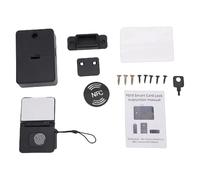 Qqmora Cerradura de Gabinete NFC Inteligente con 4 Métodos de Desbloqueo Energéticamente Eficientes para Almacenamiento en el Hogar de Muebles de Oficina