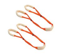 Qqmora Correa Ajustable para Patas Traseras de, Arnés Ligero, Correas de Soporte para Patas Traseras de, Fáciles de Usar, 2 Piezas para Soporte de de (Naranja)