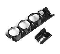 Qqmora Cubierta de Salida de Aire de Fibra de Carbono de 2 Piezas, Elegante Embellecedor de Panel de Ventilación Central, Apto para Clase B W247 2020, Material ABS Duradero