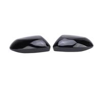 Qqmora Cubierta del Espejo Retrovisor Cubierta del Espejo Retrovisor Lateral del de la Puerta ABS Negro Resistente a la Intemperie Tapas Protectoras de los