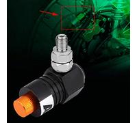 Qqmora de Frenos Antibloqueo de Motocicleta con Control de Alta Precisión para Frenado de Emergencia en Carreteras Mojadas, Aleación de Aluminio, Negro/67 Mm (66mm)