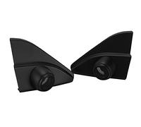 Qqmora Embellecedor de Cubierta de Tweeter de Coche, Elegante Reemplazo Negro para Fortuner 2016, Diseño Plug and Play, 2 Protectores de Altavoz ABS
